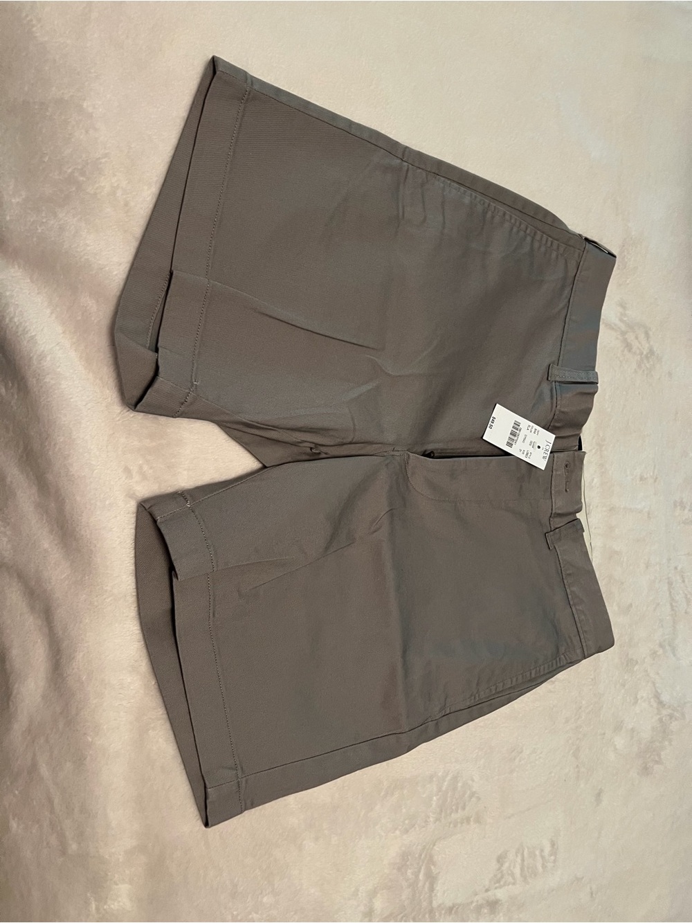 J. Crew Men's Gray Flat-Front Stretch Shorts